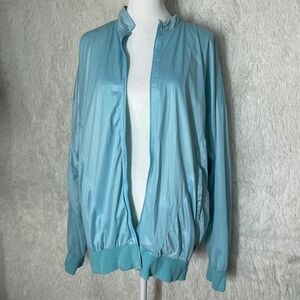 READ* Vintage Fila Villa Sport Windbreaker Jacket 80s 90s Light Blue Italy 14